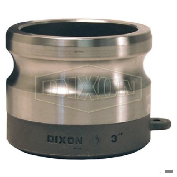 Cam and Groove Adapter, 1-1/2 in, Butt Weld x SCH 40 Pipe, 316 SS, Domestic